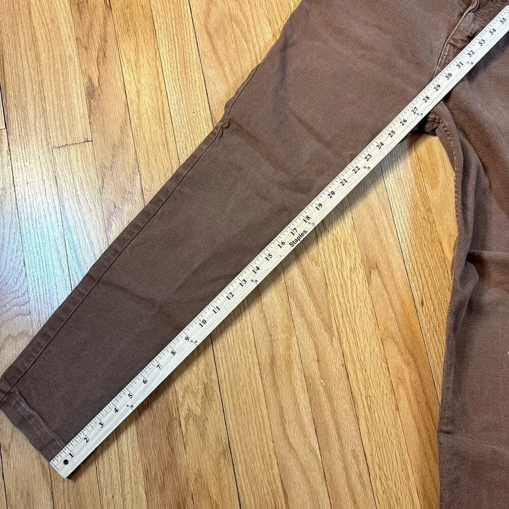 American Giant Roughneck Canvas Pants Brown 32x34 (Fits 32x27) Straight USA